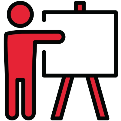 Training icon suggesting more providers trained in thrombectomy